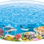 Intex Snapset Pool Coral Reef: Planschbecken mit farbenfrohem Ozean-Motiv für Kinder ab 3 Jahren.