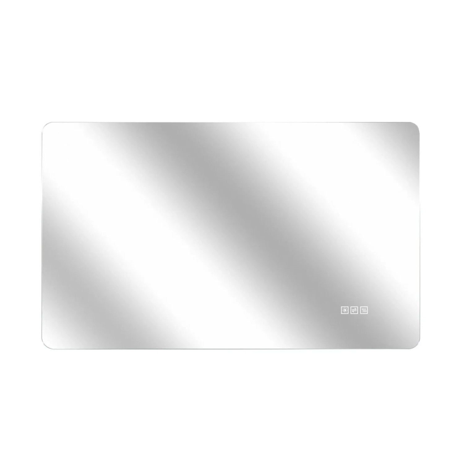 PXloue LED Badezimmerspiegel 60x120 cm mit Beleuchtung Antibeschlag Dimmbar 3 Lichtfarben Touch Spiegel