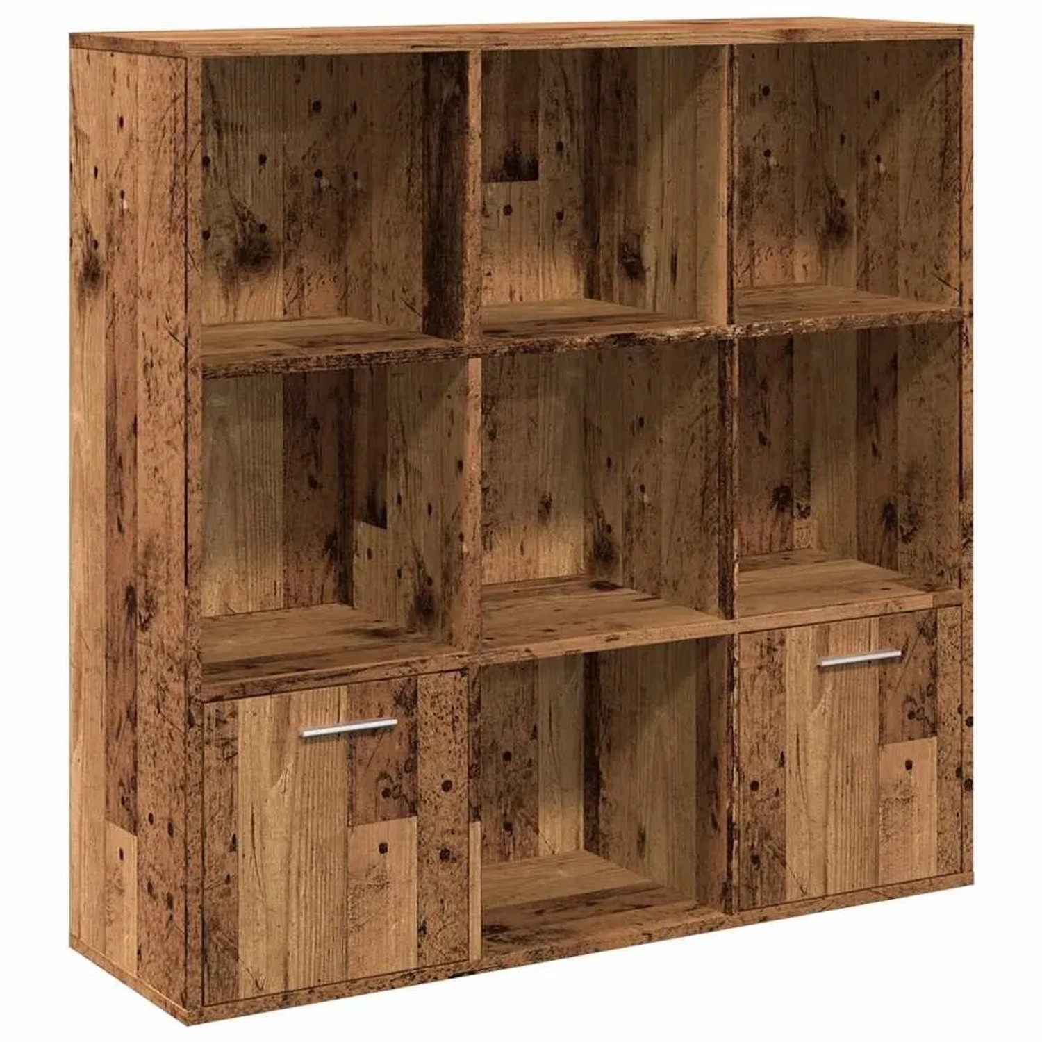 vidaXL Bücherschrank Altholz-Optik 98x29x97,5 cm Holzwerkstoff 855966