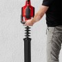 Einhell Akku-Heckenschere GE-CH 36/65 Li-Solo mit Messerschutz und Hand am Griff.