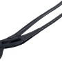Schwarze LUX Wasserpumpenzange 300 mm mit großer Maulöffnung und Klemmschutz.