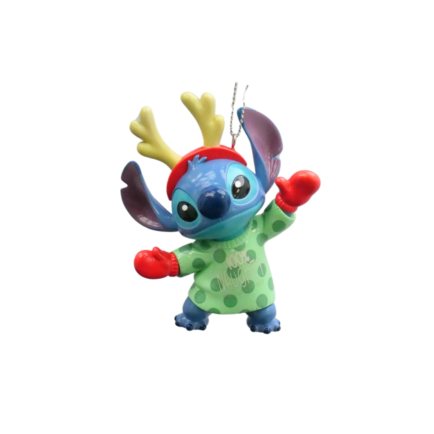 Disney Weihnachtsanhänger Stitch Pullover 9 cm Mehrfarbig