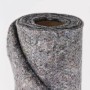 Graues Aquagart Teichvlies 500g (20m²) als Schutz für Teichfolie, gerollt.
