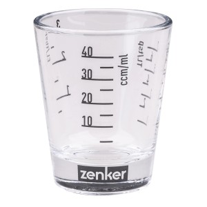Zenker Messbecher aus Glas 40 ml Transparent