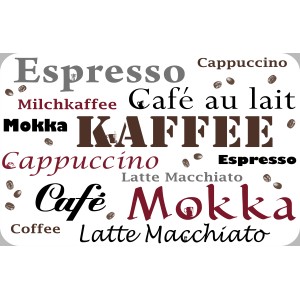d-c-fix Tischset Barista mit Kaffee-Motiven, 29x44cm, ideal als Tischdeko und Schutz.