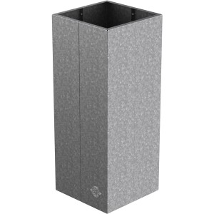 Eleo Hochbeet Manarola, feuerverzinkt, 40x40x100 cm. Metall-Hochbeet in schlichtem Design.