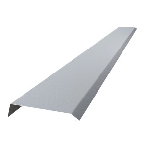 Verzinkte Smart Kappleiste aus Stahl, 1,5x5,5x100cm, für Dachbleche.