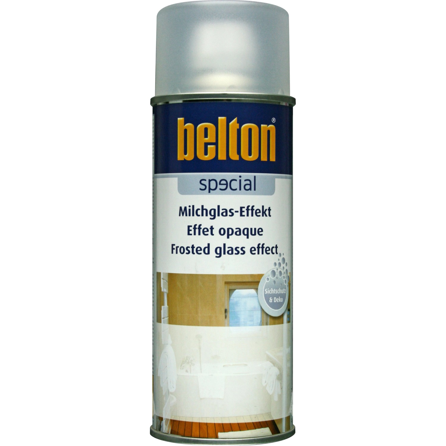 Belton Special Milchglas-Effekt Spray, matt, 400ml Dose für Sichtschutz und Dekoration.