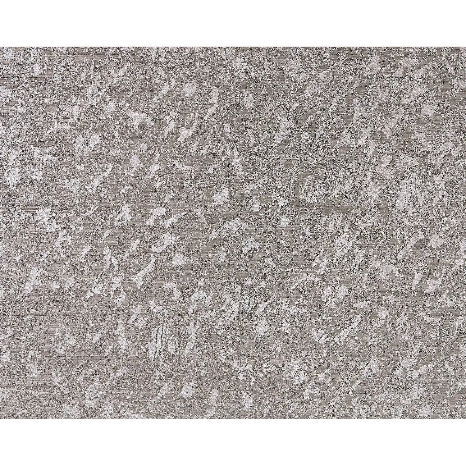 EDEM 9011-34 Vliestapete Uni Tapete Spachteloptik glänzend Silber Grau 1,06 m x 10,05 m 10,65 m2 Silber