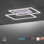 Moderne LED-Deckenleuchte Inigo von Paul Neuhaus aus Stahl, dimmbar, 53,8x24,2 cm.