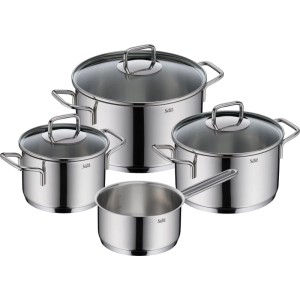 Silit Kochtopfset Silit Extra Cook Edelstahlfarben, 7-teilig