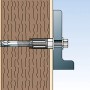 Fischer Thermax 10/140 Dübel zur wärmebrückenfreien Befestigung in gedämmter Fassade.