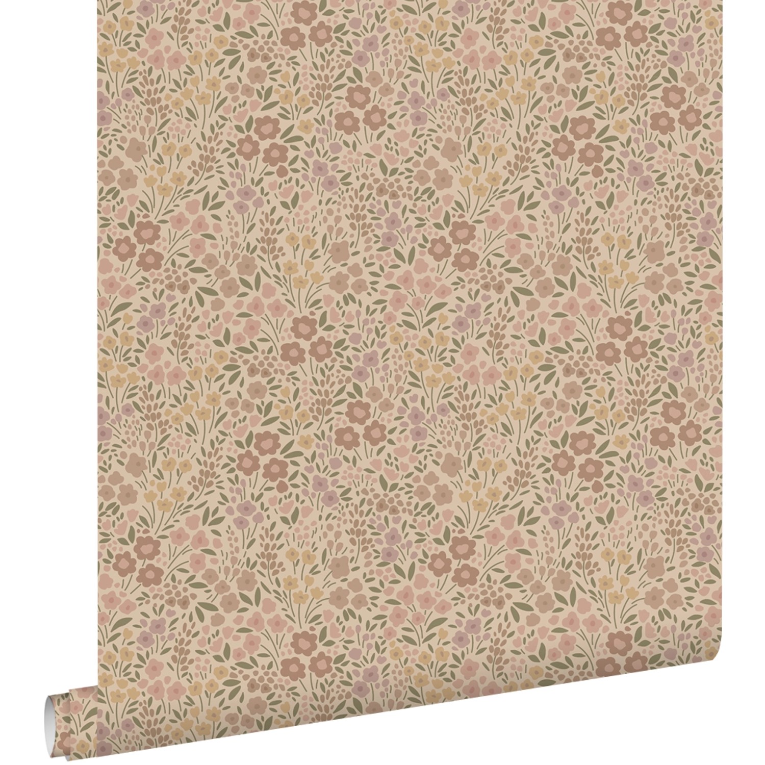 ESTAhome Tapete Blumen Helles Altrosa Und Lila 50 X 900 Cm 131456 günstig online kaufen