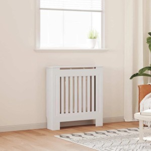 vidaXL MDF Heizkörperverkleidung Weiß 78 cm 325559