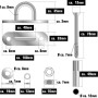AMANKA Befestigung für Schaukel/Hängesessel: Maße von Haken, Schrauben, Dübeln. Schwerlast-Decken-/Wandhalterung.