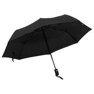 vidaXL Faltbarer Regenschirm Automatisch Schwarz 95 cm 149144