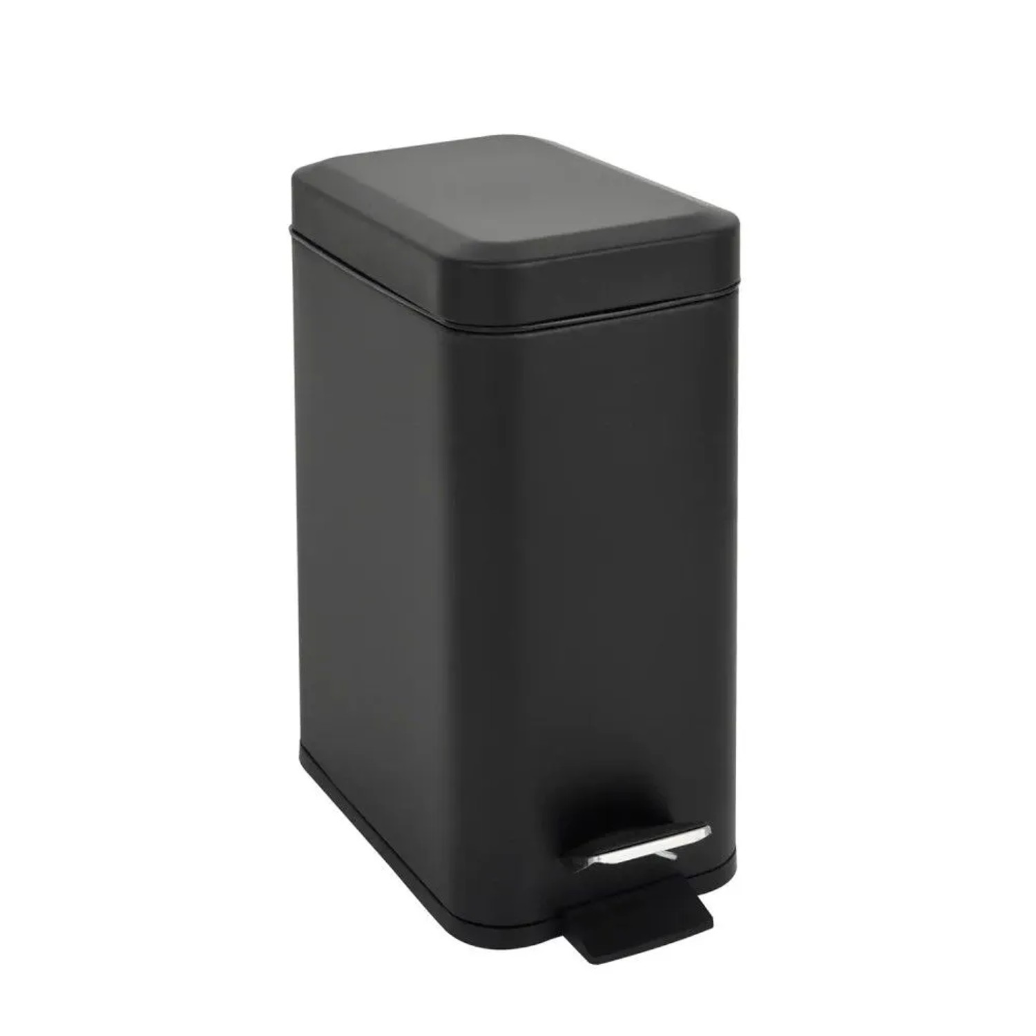 Svita STM5 Mülleimer Treteimer 5L Inklusive Inneneimer Softclose-Deckel Schwarz