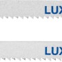 Zwei LUX Stichsägeblätter für Laminat mit T-Schaft, 70 mm lang.