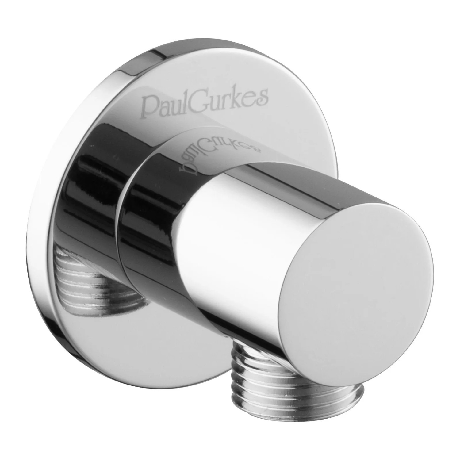 PaulGurkes Wandanschlussbogen Brausebogen Schlauchanschluss Rund