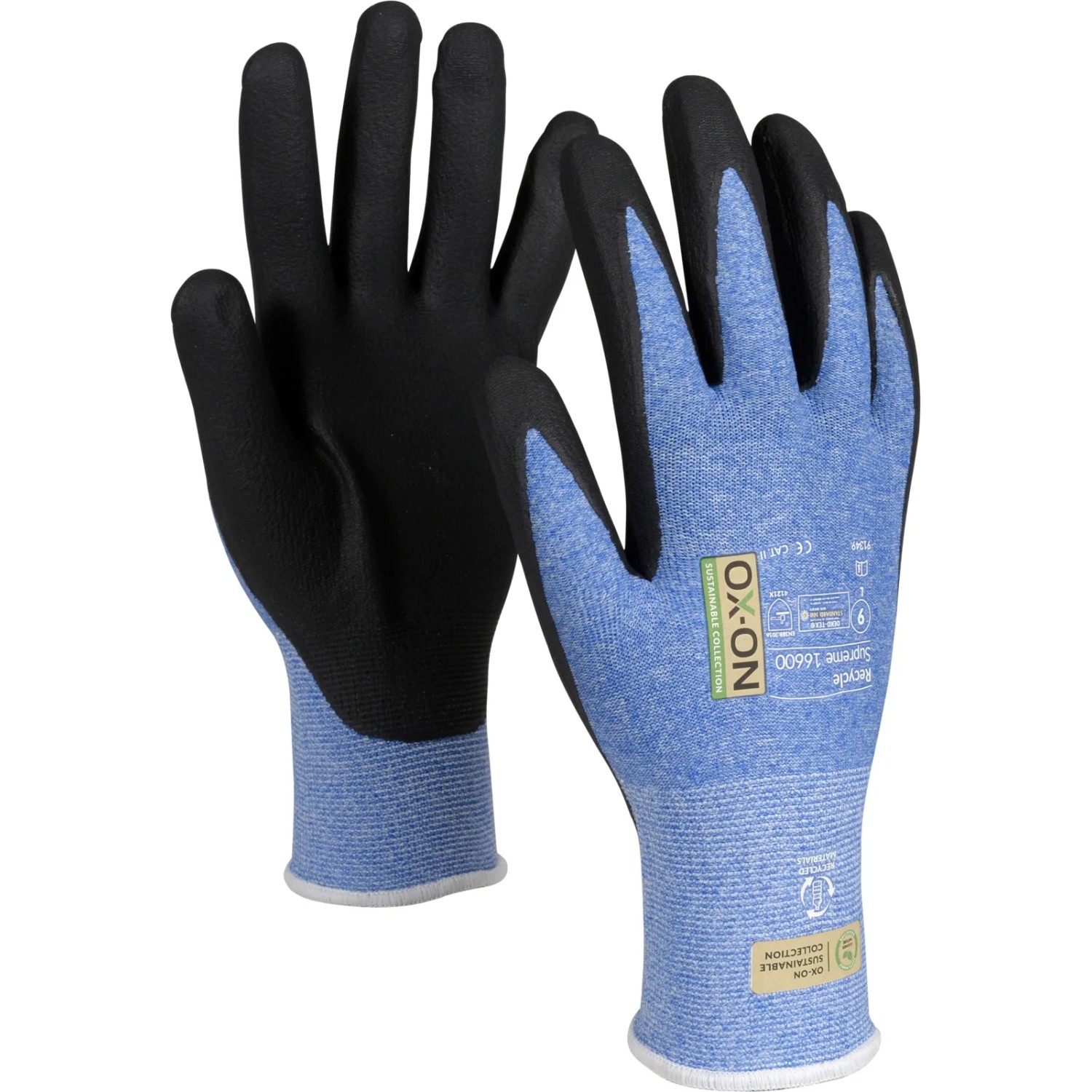 Arbeitshandschuhe KUNMING CUT 3 von stronghand, grau | Nylon- und PU