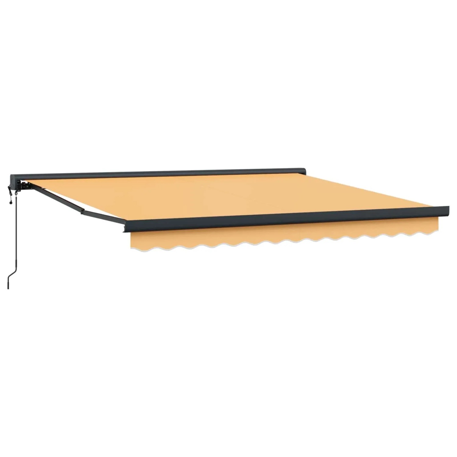 vidaXL Ausziehbare Markise Sand 450 x 300 cm Stoff und Metall 3426235