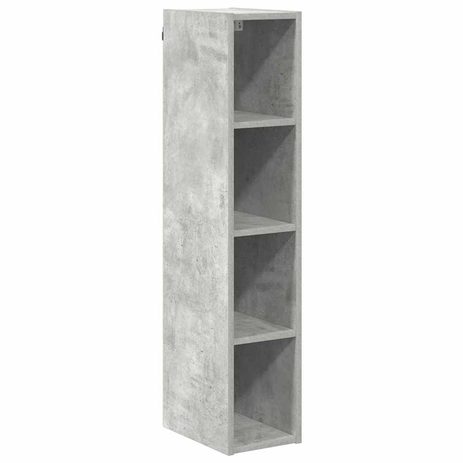 vidaXL Hängeschrank Riga Beton Grau 20 x 29,5 x 100 cm Holzwerkstoff 884453