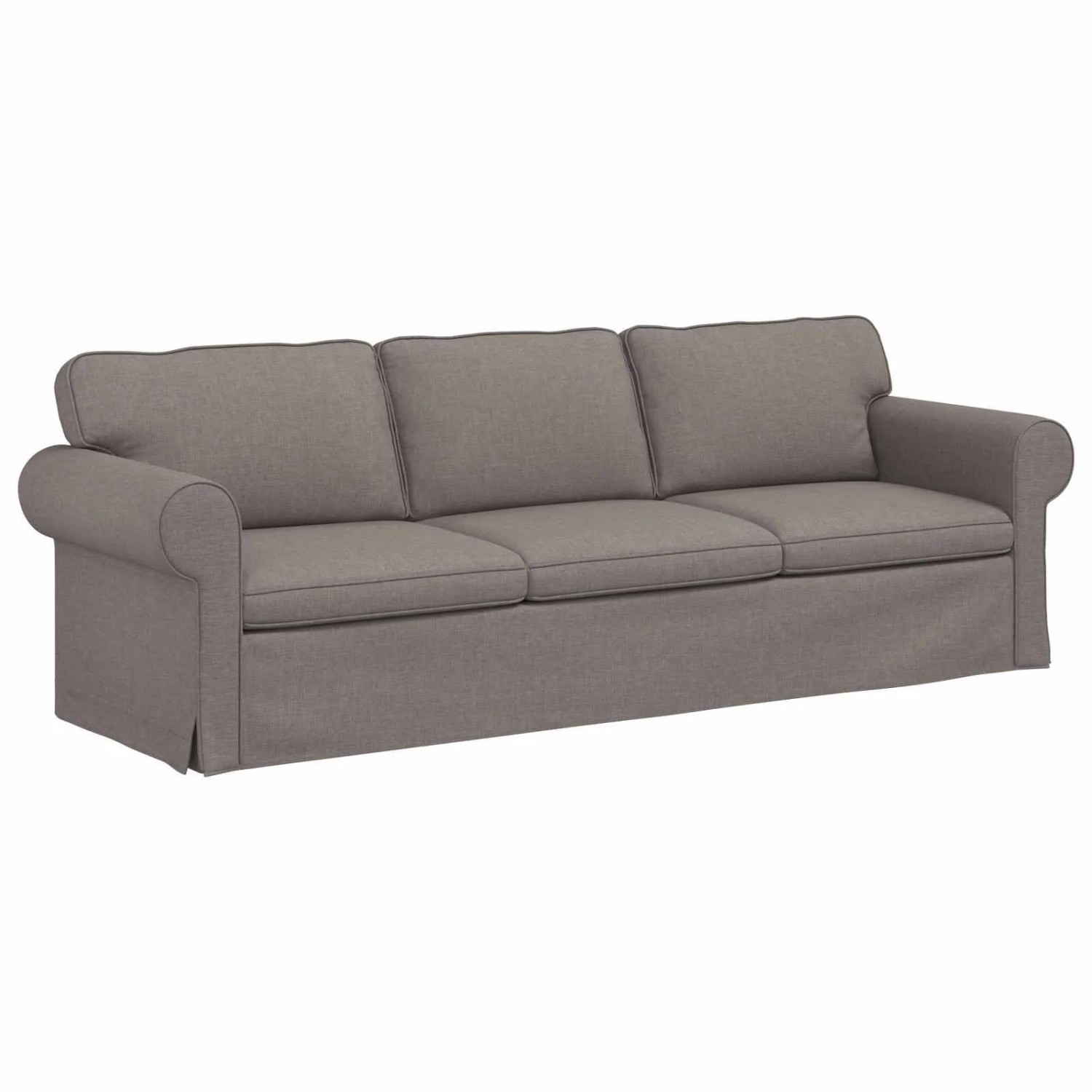 vidaXL Sofa Taupe 215 x 82 x 80 cm Stoff 42024324