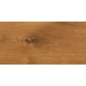 Holzboden Landhausdiele Eiche Mocca, geölt. Detailaufnahme der Holzstruktur mit Ast.