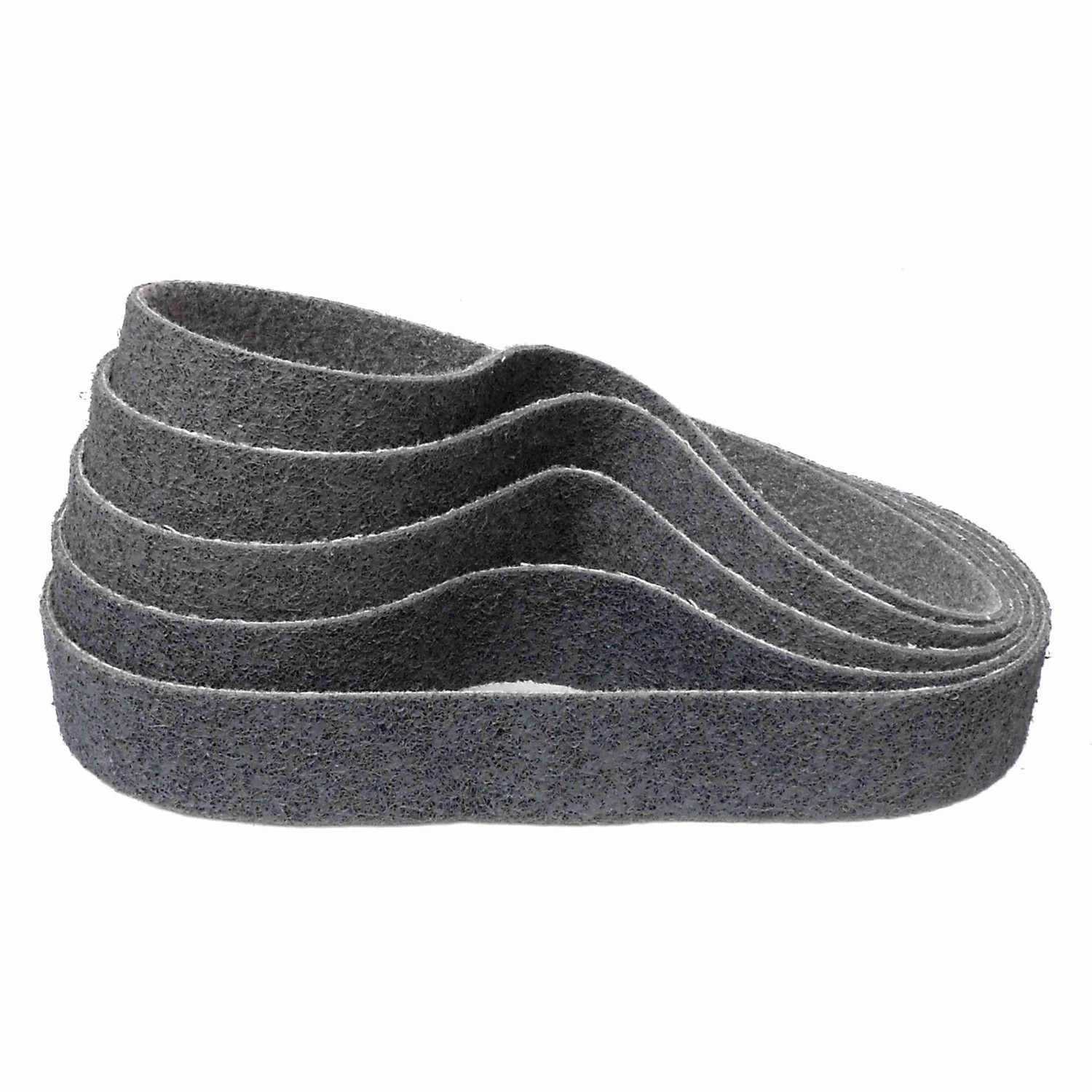 Score-Abrasives Schleifband Vlies 40x760 mm Körnung Ultra Fein in Grau 5 Stück