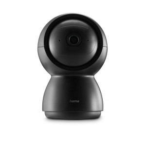Schwenkbare Hama WLAN Überwachungskamera für Innen mit Bewegungsmelder und Aufzeichnung.