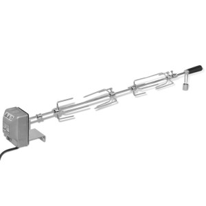 vidaXL Grillspieß mit Motor Stahl 1000 mm 42247