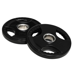 SPORTNOW Hantelscheiben-Set, 2x5kg, Metall mit Gummiummantelung, für Hanteltraining.