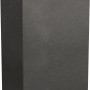 Lechuza Canto Stone high Pflanzgefäß, 40 cm, Graphitschwarz, mit Bewässerungssystem.