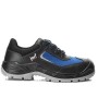 Jori Sicherheitshalbschuh JoBuilder Low ESD S3 Gr. 39, schwarz/blau, aus Leder und Textil.