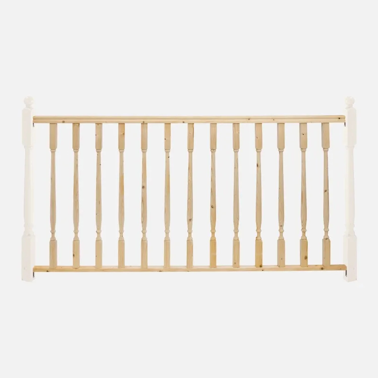 Kordo Geländerpfosten-Set aus Fichte Royal für 2 m Holzgeländer, unbehandelt.