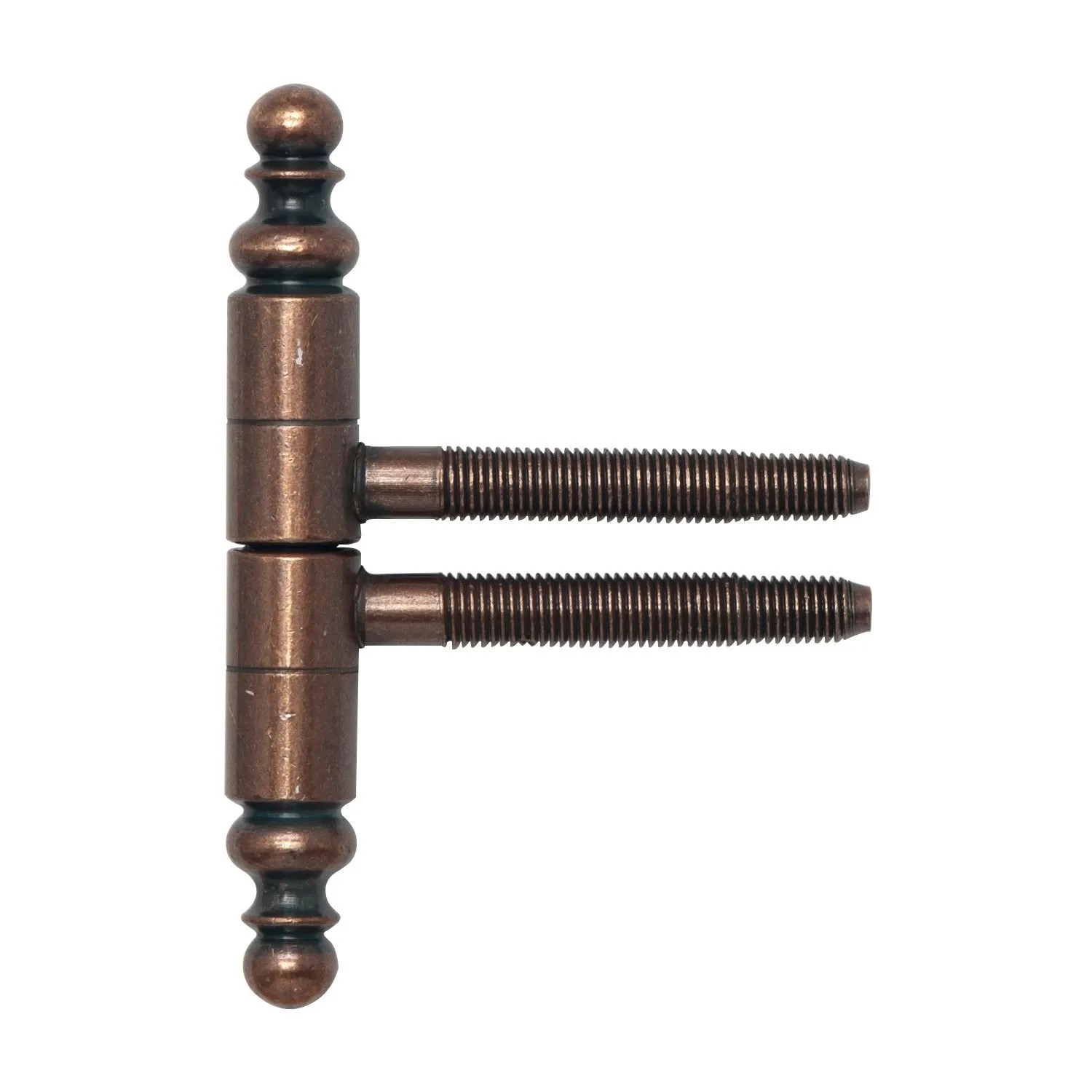 Sfs Einbohrband 2-teilig mit Zierkopf ø 16 mm Bandhöhe 108,5 mm Bronze Patiniert