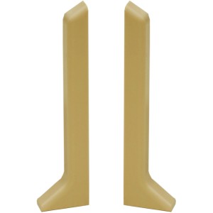 Endkappen für Kernsockelleiste 60 in Ahorn-Optik, Zubehör für Laminat und Parkett.