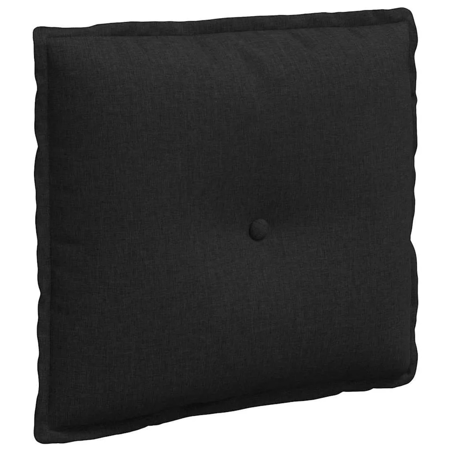 vidaXL Rückenkissen Schwarz 50 x 19 x 45 cm Stoff 42014617