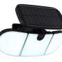Globo Solarleuchte mit Sensor, schwarz matt, 19,1 cm. Außen-Dekoleuchte mit LED.