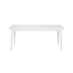 Weißer ebuy24 Venedig Esstisch (95x180cm) für Esszimmer oder Küche.