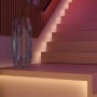 Philips Hue Lightstrip unter Treppe, indirekte Beleuchtung mit Bewegungssensor.