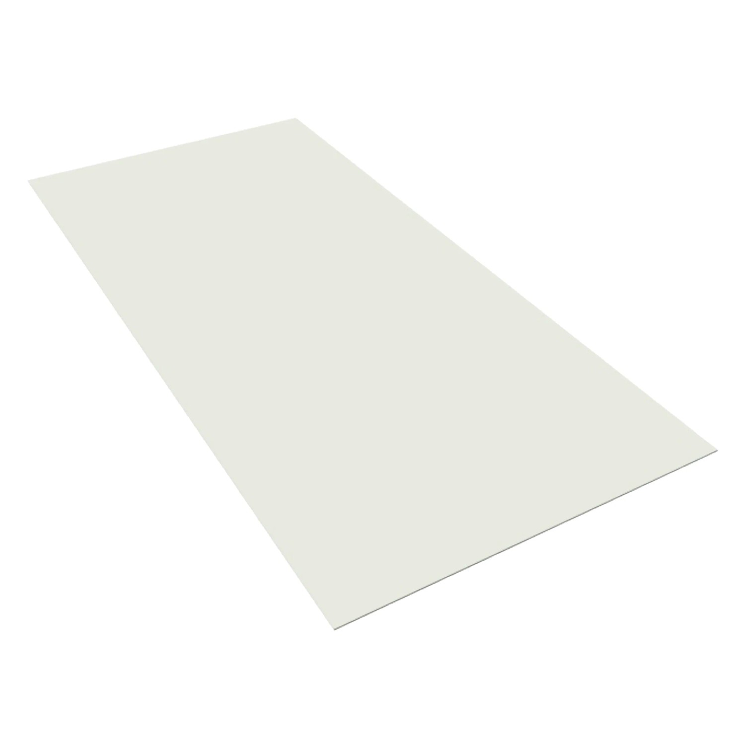 AICA 40x210cm Elfenbeinweiß Duschrückwand Aluverbundplatte Fliesenersatz 3mm Aluminiumverbundplatte Aluplatte Alu