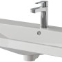 Pelipal Waschtisch aus dem Badmöbel-Set Serie 4035, Keramik, Weiß mit Armatur