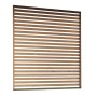 Karibu Pavillon Cannes: Lamellenwand aus Holz, passend für Outdoorkitchen XXL, als Sichtschutz oder Windschutz.