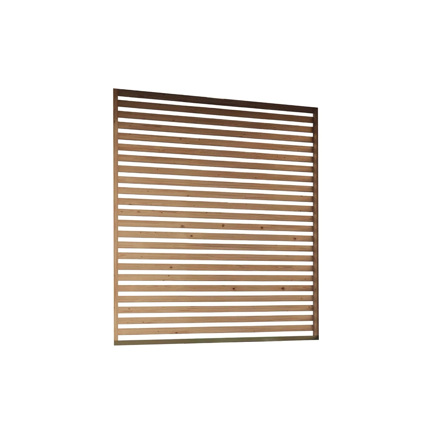 Karibu Pavillon Cannes: Lamellenwand aus Holz, passend für Outdoorkitchen XXL, als Sichtschutz oder Windschutz.