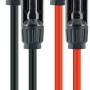 Anschlusskabel für Schwaiger Solarmodul Slim-Line 2er Set Balkonkraftwerk, rot und schwarz.