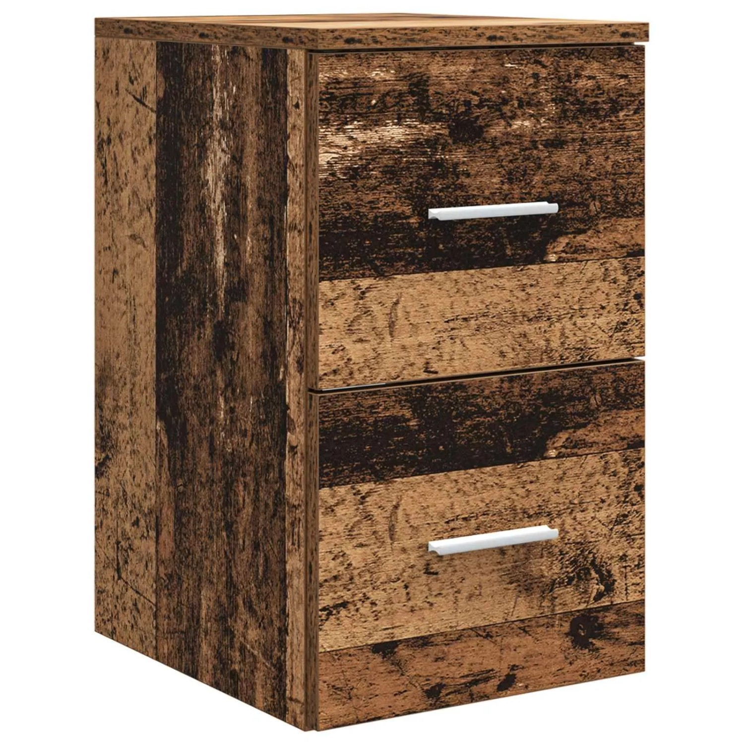 vidaXL Badezimmerschrank Inzwischen Altholz 30 x 35 x 50 cm 890364