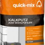Quick-Mix Kalkputz 30 kg Sack, mineralischer Innenputz für Wand und Decke.