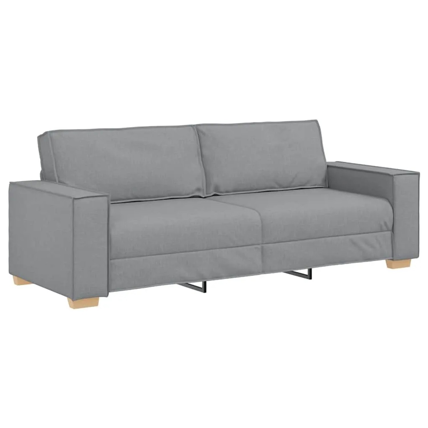 vidaXL 3-Sitzer-Sofa Hellgrau 180 cm Stoff 4104990 günstig online kaufen