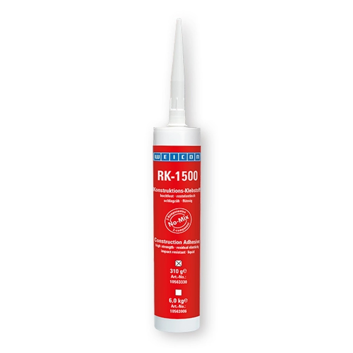 Thumbnail - WEICON RK-1500 Konstruktions- Klebstoff 310 g, Kartusche
